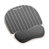 FELLOWES Egéralátét csuklótámasszal, géltöltésű, FELLOWES Photo Gel , cikk-cakk mintás