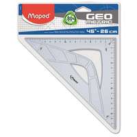 MAPED Háromszög vonalzó, műanyag, 45°, 17 cm, MAPED Geometric