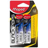 MAPED Grafitbél, 0,5 mm, HB, 2x12 szálas, MAPED Black Peps