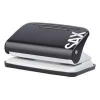 SAX Lyukasztó, kétlyukú, 12 lap, SAX Design 218 , fekete