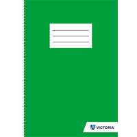 VICTORIA PAPER Spirálfüzet, A4, sima, 70 lap, VICTORIA PAPER