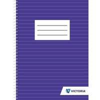 VICTORIA PAPER Spirálfüzet, A5, vonalas, 70 lap, VICTORIA PAPER