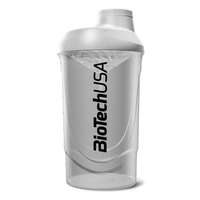 BIOTECH USA Keverőpalack, 600ml, BIOTECH USA Wave Shaker , átlátszó