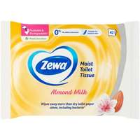 ZEWA Toalettpapír, nedves, 42db, ZEWA, mandulatej