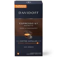 DAVIDOFF Kávékapszula, Nespresso® kompatibilis, 10 db, DAVIDOFF Espresso 57