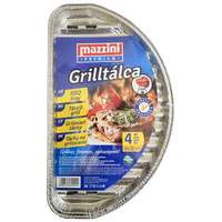 MAZZINI Grilltálca, 19x32 cm, félkör alakú, 4 db, MAZZINI Premium