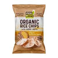 RICE UP Barnarizs chips, 25 g, RICE UP Bio , kölessel és napraforgóval