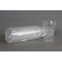 . Műanyag söröspohár, 5 dl, 50 db, víztiszta