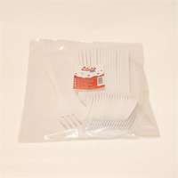 . Villa, műanyag, többször használatos, 17 cm, 20 db Prima , fehér