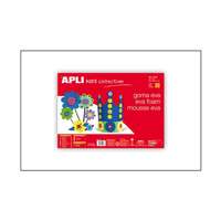APLI Moosgumi, 400x600 mm, APLI Kids Eva Sheets , fehér