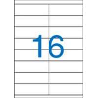 VICTORIA PAPER Etikett, univerzális, 105x35 mm, VICTORIA PAPER, 1600 etikett/csomag