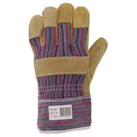 . Rakodókesztyű, bőr-vászon, 10-es méret