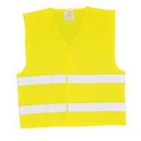 . Jelzőmellény, két csíkos, EU szabvány, L/XL