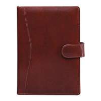 SATURNUS Kalendárium, gyűrűs, betétlapokkal, M , újrahasznosított bőr, SATURNUS, 418 , barna