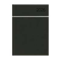 TOPTIMER Naptár, tervező, B5, heti, TOPTIMER, Young , fekete-fehér