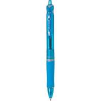 PILOT Golyóstoll, 0,25 mm, nyomógombos, PILOT Acroball , világoskék
