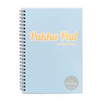 PUKKA PAD Spirálfüzet, A5, vonalas, 100 lap, PUKKA PAD Pastel Jotta Pad , vegyes szín