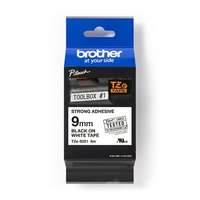 BROTHER Feliratozógép szalag, 9 mm x 8 m, BROTHER, TZe-221 fehér-fekete