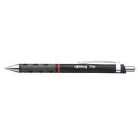 ROTRING Golyóstoll, 0,8 mm, nyomógombos, fekete tolltest, ROTRING Tikky , kék