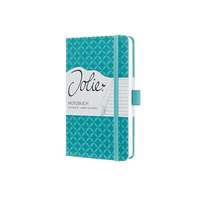 SIGEL Jegyzetfüzet, exkluzív, 95x150 mm, vonalas, 87 lap, keményfedeles, SIGEL Jolie , türkiz