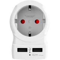 SKROSS Adapter, Egyesült Királyságba utazóknak, USB, földelt, SKROSS