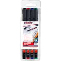 EDDING Alkoholos marker készlet, OHP, 0,6 mm, EDDING 141 F , 4 különböző szín