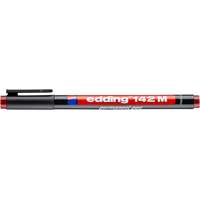 EDDING Alkoholos marker, OHP, 1 mm, EDDING 142 M , piros