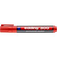 EDDING Alkoholos marker, 1,5-3 mm, kúpos, EDDING 300 , piros