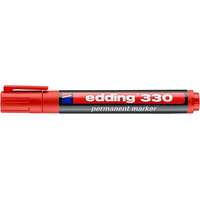 EDDING Alkoholos marker, 1-5 mm, vágott, EDDING 330 , piros