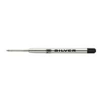 ICO Golyóstollbetét, 0,8 mm, góliát, ICO Silver , fekete