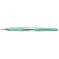 PENAC Golyóstoll, 0,7 mm, nyomógombos, zöld tolltest, PENAC SleekTouch , kék