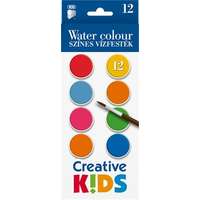 ICO Vízfesték, 12 darabos, 28 mm, ICO Creative Kids