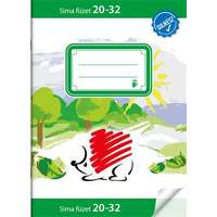 ICO Füzet, tűzött, A5, sima, 32 lap, ICO Süni Sulikész , 20-32