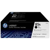 HP CE285AD Lézertoner LaserJet P1102 nyomtatóhoz, HP 85A, fekete, 2*1,6k