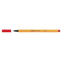 STABILO Tűfilc, 0,4 mm, STABILO Point 88 , piros