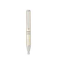 ZEBRA Golyóstoll, 0,24 mm, teleszkópos, pezsgő színű tolltest, ZEBRA SL-F1 , kék