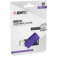 EMTEC Pendrive, 8GB, USB 2.0, EMTEC C350 Brick , lila