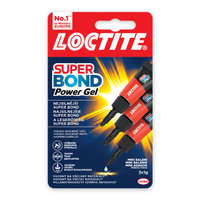 HENKEL LOCTITE Super Bond POWER Gél Mini Trio pillanatragasztó, 3×1 g