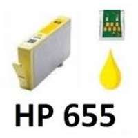 HP HP 655 (CZ112AE) festékpatron, utángyártott, sárga, QP