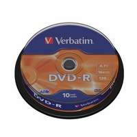  DVD-R írható VERBATIM 4,7GB 16x 10db hengeren