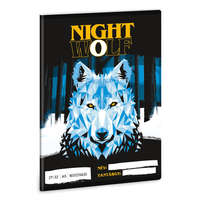  ARS UNA füzet A/5 32 lapos négyzethálós, Night Wolf, 20-32