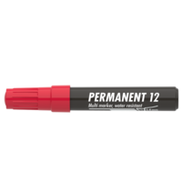 Ico Alkoholos marker 1-4mm, vágott Ico 12 piros