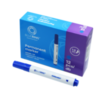 Bluering Alkoholos marker 1-4mm, vágott végű Bluering® kék