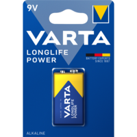 Varta Elem 9V 6LR61 Longlife Power 1 db/csomag, Varta