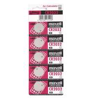 Maxell Elem CR2032 lithium 5 db/csomag, téphető bliszterben Maxell