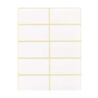 Egyéb Etikett címke, 25x50mm, 6 lap, 10 címke/lap