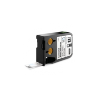 Dymo Feliratozógép szalag Dymo XTL 1868704 21mmx21mm, ORIGINAL, poliészter, fehér/fekete