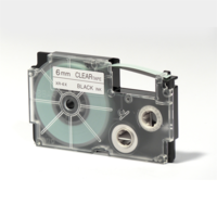 Casio Feliratozógép szalag XR-6X1 6mmx8m Casio víztiszta/fekete