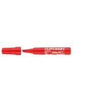 Ico Flipchart marker vízbázisú 1-4mm, vágott Artip 12 piros
