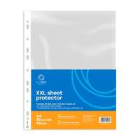 Bluering Genotherm lefűzhető, A4, XXL 90 micron 250x310mm, Extra SZÉLES víztiszta Bluering® 50 db/csomag